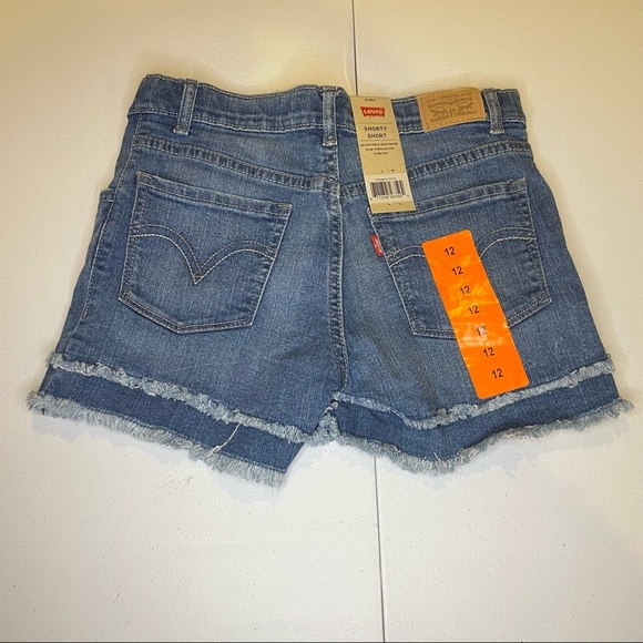 Levi's Other - Levi's Girls' Girlfriend Fit Denim Shorty Shorts